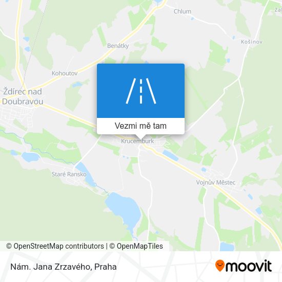 Nám. Jana Zrzavého mapa