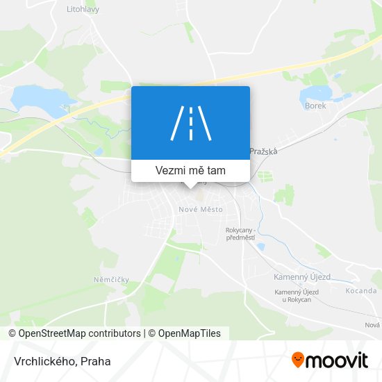 Vrchlického mapa
