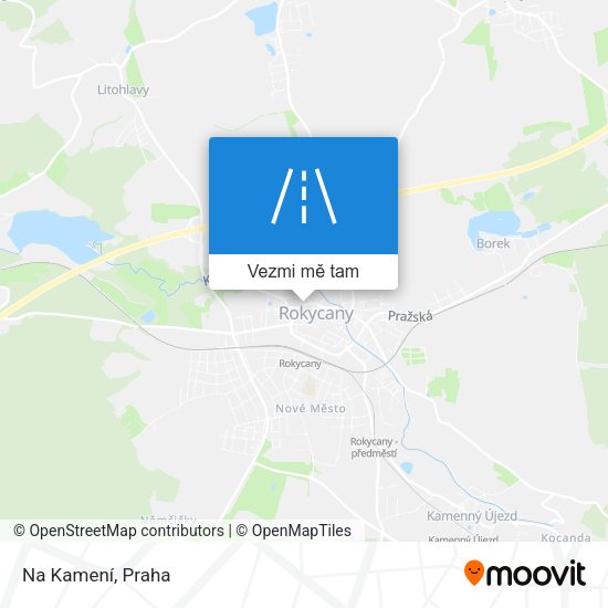 Na Kamení mapa
