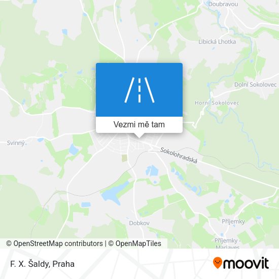 F. X. Šaldy mapa