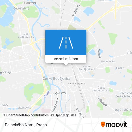 Palackého Nám. mapa