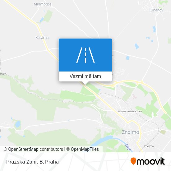 Pražská Zahr. B mapa