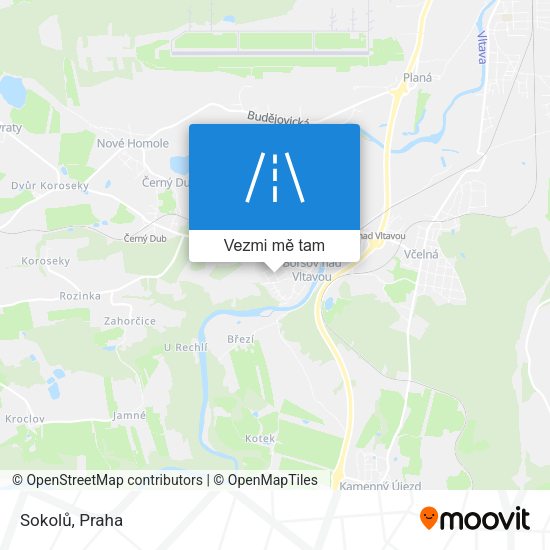 Sokolů mapa