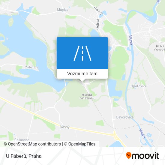 U Fáberů mapa