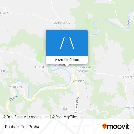 Raabser Tor mapa