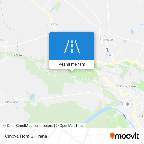 Cínová Hora G mapa