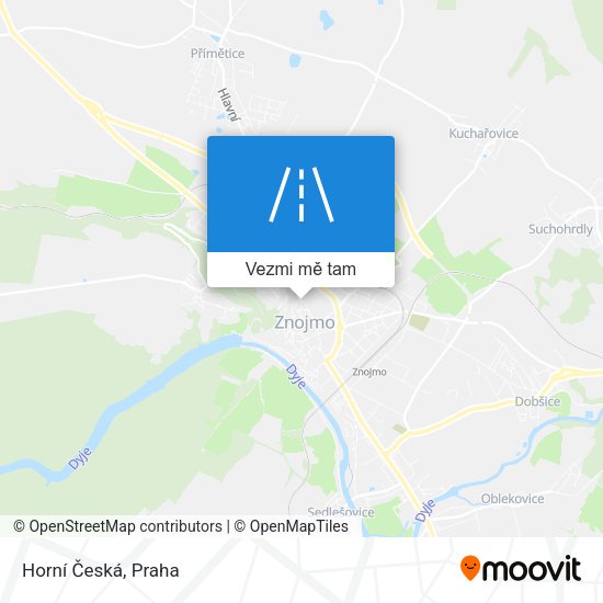 Horní Česká mapa