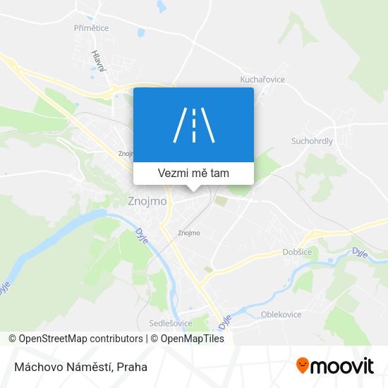 Máchovo Náměstí mapa