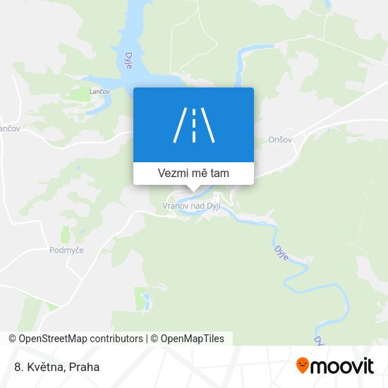 8. Května mapa