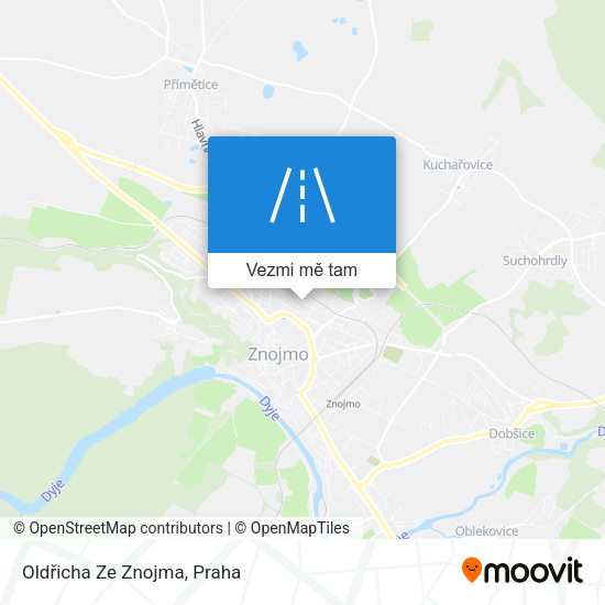 Oldřicha Ze Znojma mapa