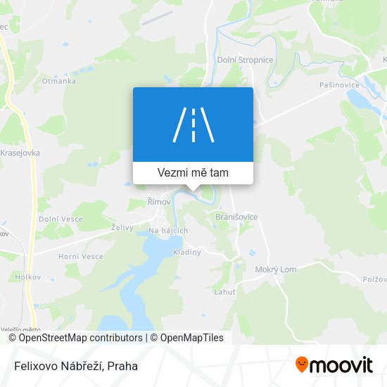 Felixovo Nábřeží mapa