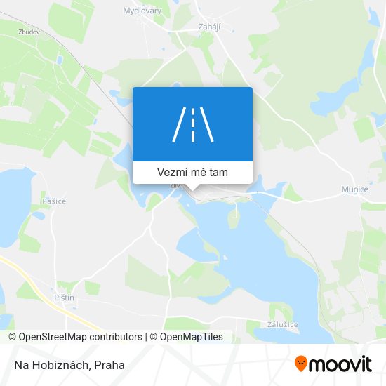 Na Hobiznách mapa