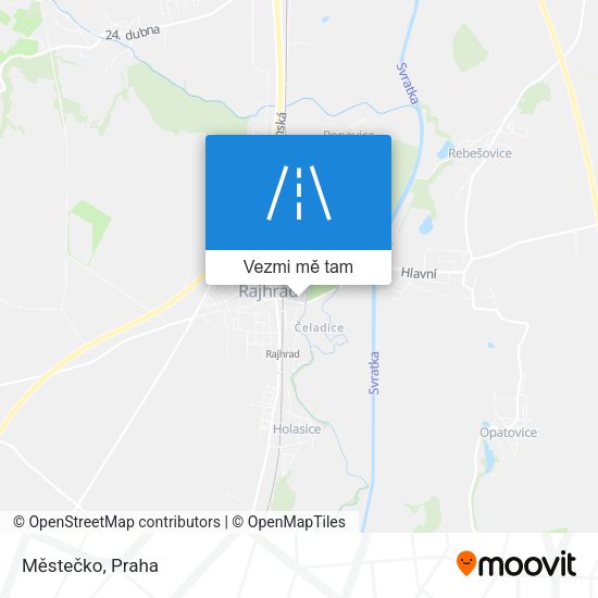 Městečko mapa