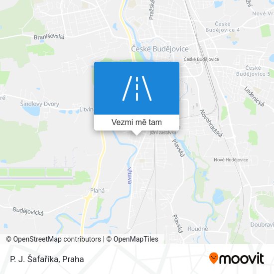 P. J. Šafaříka mapa