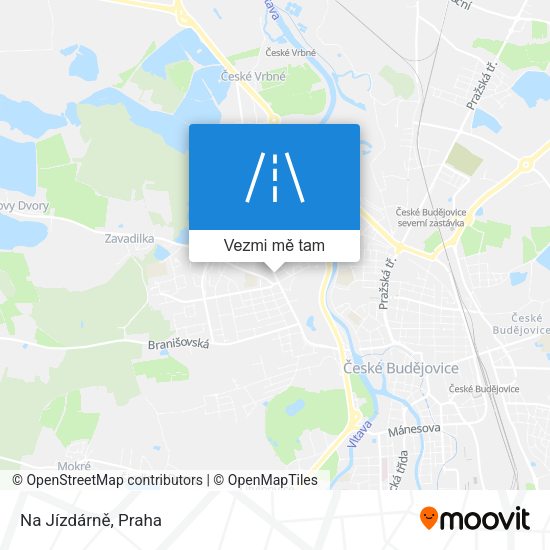 Na Jízdárně mapa