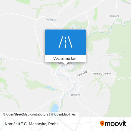 Náměstí T.G. Masaryka mapa