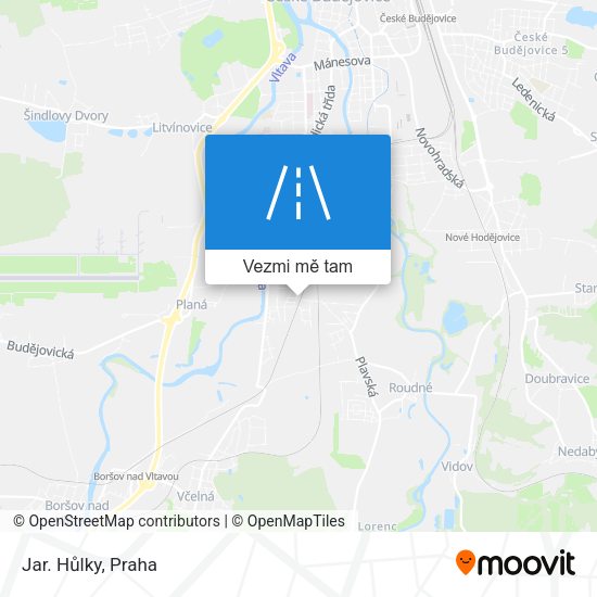 Jar. Hůlky mapa