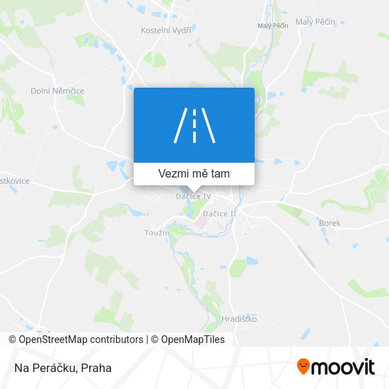 Na Peráčku mapa