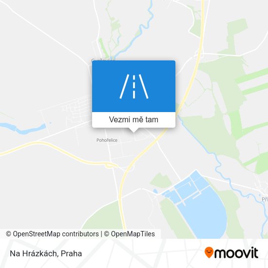 Na Hrázkách mapa