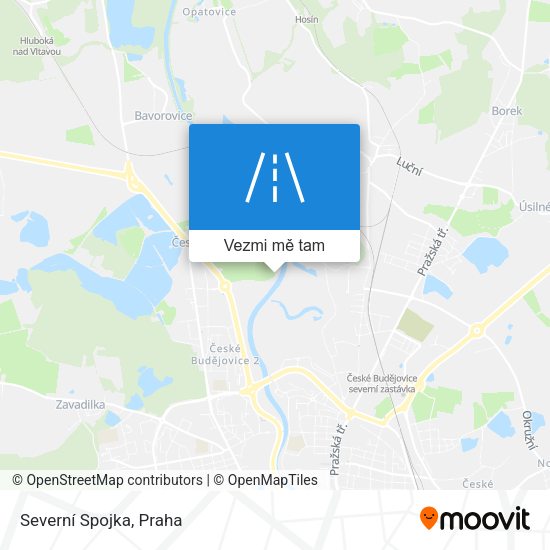 Severní Spojka mapa