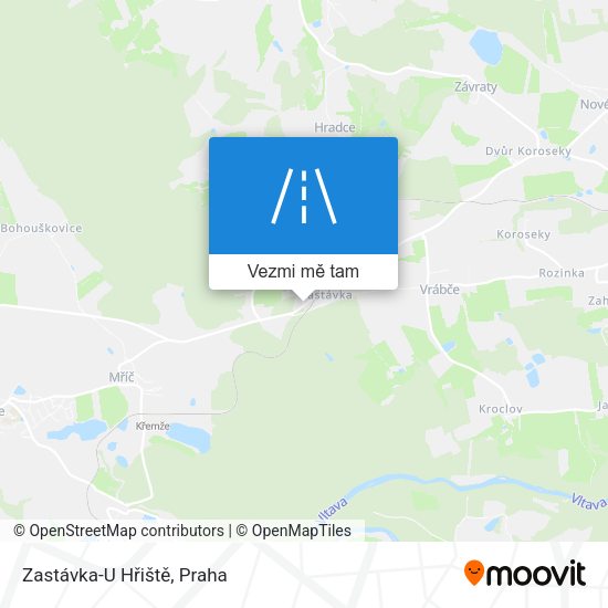 Zastávka-U Hřiště mapa