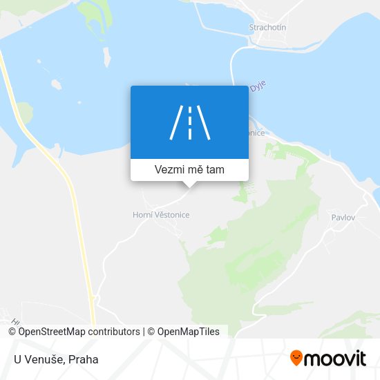 U Venuše mapa