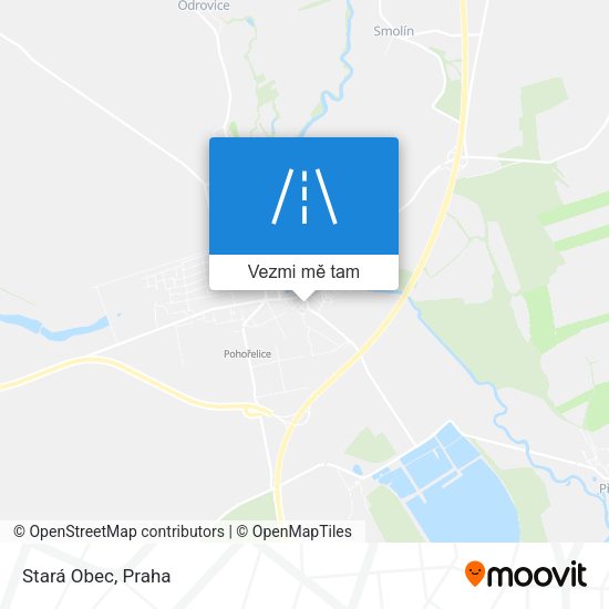 Stará Obec mapa