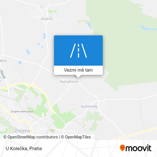 U Kolečka mapa