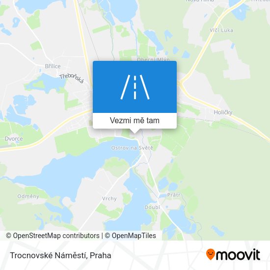 Trocnovské Náměstí mapa