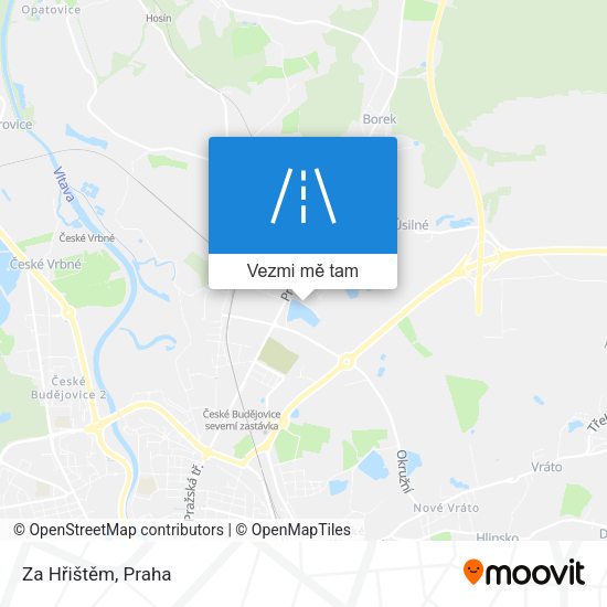 Za Hřištěm mapa
