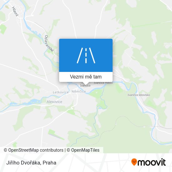 Jiřího Dvořáka mapa