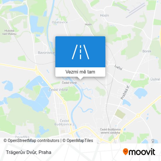 Trägerův Dvůr mapa