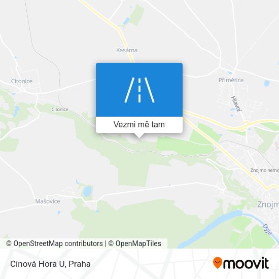 Cínová Hora U mapa