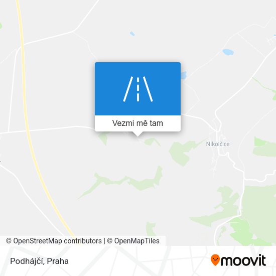 Podhájčí mapa