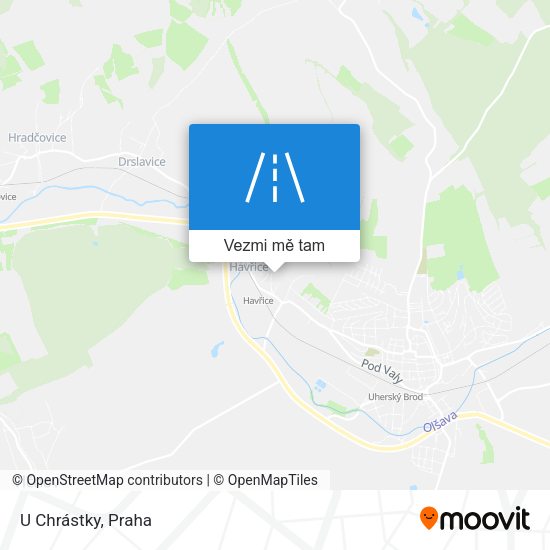 U Chrástky mapa