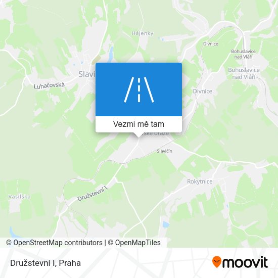 Družstevní I mapa