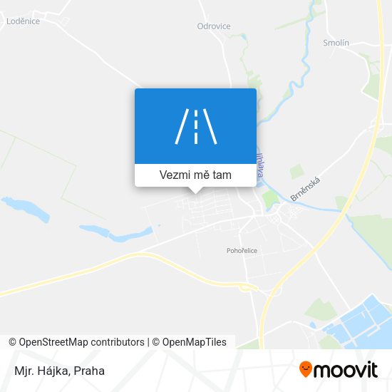 Mjr. Hájka mapa