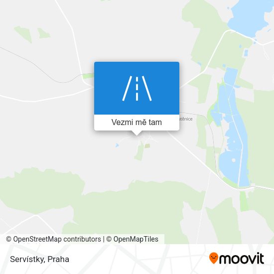 Servístky mapa