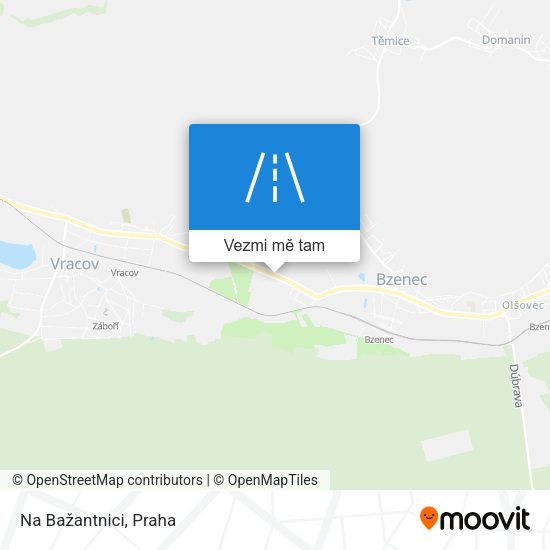 Na Bažantnici mapa