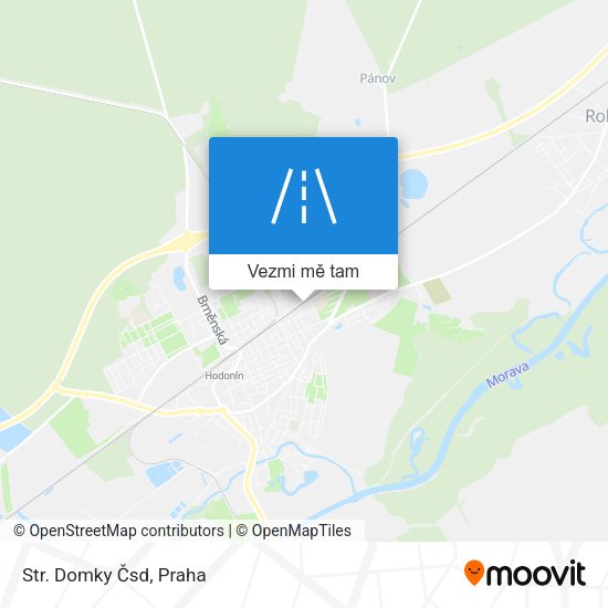 Str. Domky Čsd mapa