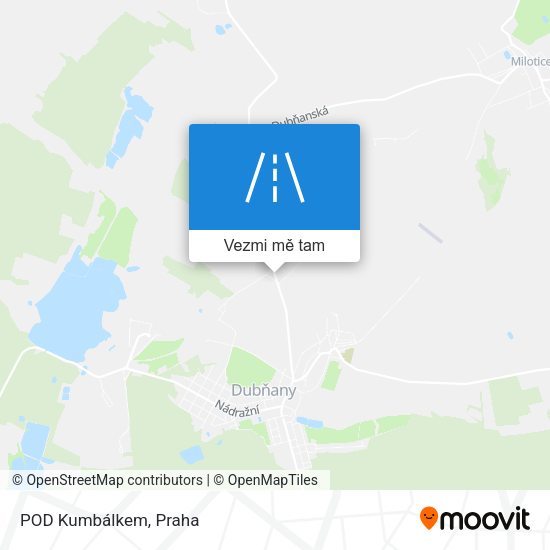 POD Kumbálkem mapa