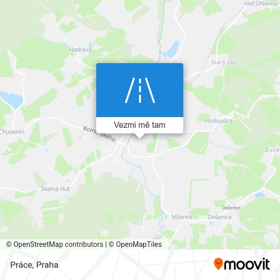 Práce mapa