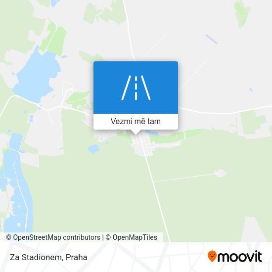 Za Stadionem mapa