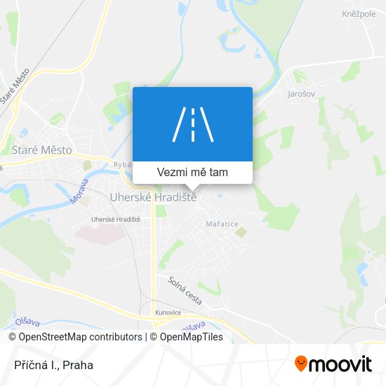 Příčná I. mapa