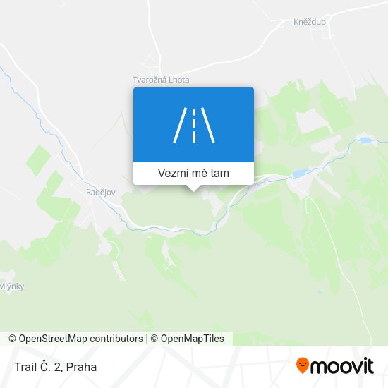 Trail Č. 2 mapa