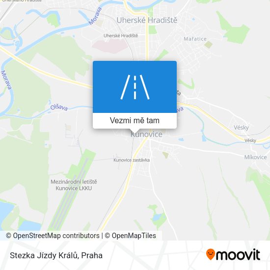 Stezka Jízdy Králů mapa