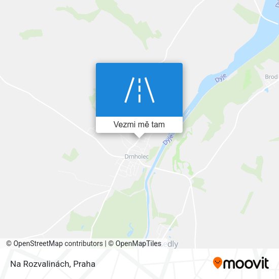Na Rozvalinách mapa