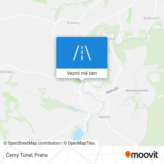 Černý Tunel mapa