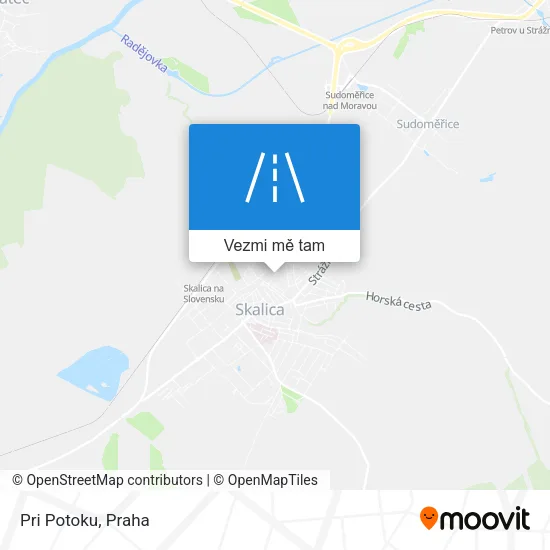 Pri Potoku mapa