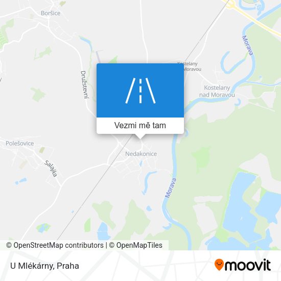 U Mlékárny mapa